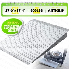 Alloy Iron Door Threshold Ramp Handicap for Doorway Wheelchairs Carts Non-slip