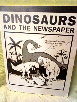 Dinosaurs and the Newspapers Vintage Teaching Lesson Plan Guide CJH 1991