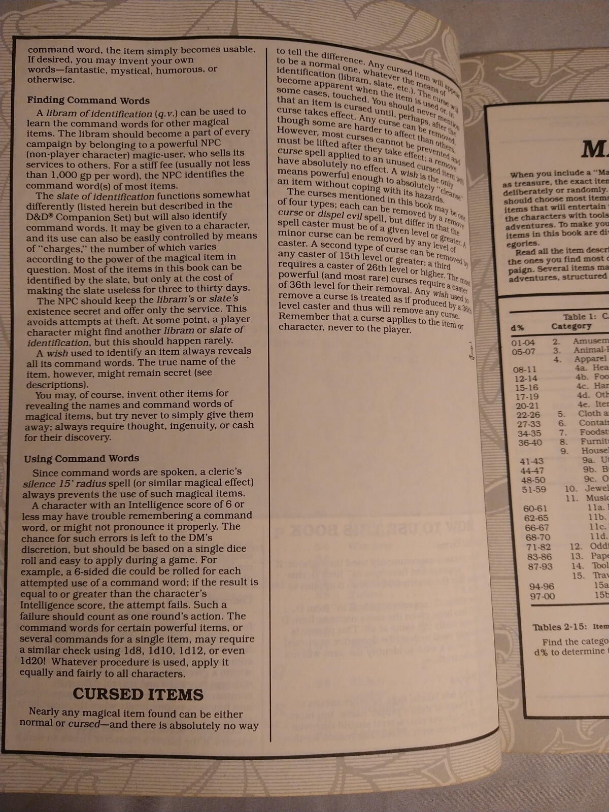 Dungeons & Dragons The Book of Marvelous Magic Good Condition | eBay