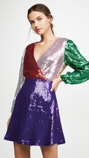 Alice + Olivia Blaze  Sequin Dress Size 0 NWOT