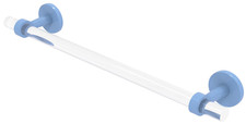 30" Allied Brass CV-41-30-FTB Clearview Collection Towel Bar Flat Troll Blue