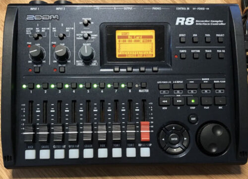 ZOOM R8 MTR 2 Interface Controller Used Multi track Recorder only a main  partF/S