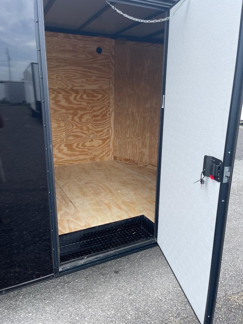 NEW 8.5X24 VNOSE ENCLOSED CAR HAULER TRAILER TORSION AXLES, 8.5 x 24