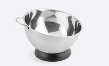 Weis Schneeschlagkessel mit rutschfestem Stellring Edelstahl Schüssel ø 24 cm 