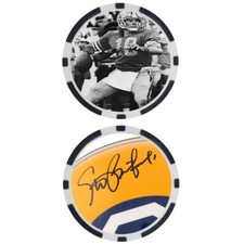 Steve Bartkowski California College Football Hall of Fame Chip - SIGNED