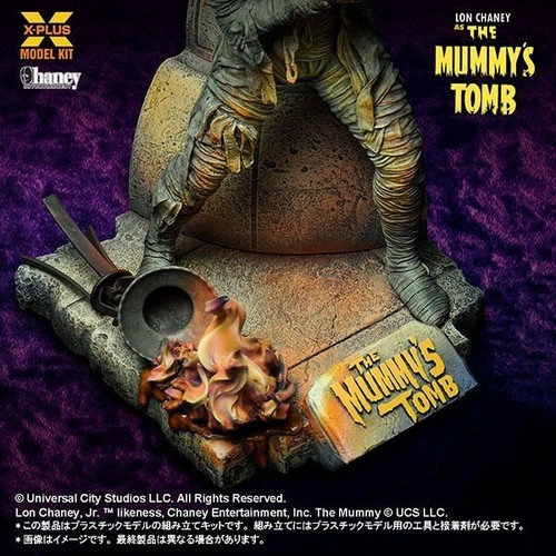 X-PLUS The Mummy's Tomb Lon Chaney Jr. as The Mummy Plastikmodellbausatz im Maßstab 1:8 - Bild 13 von 13
