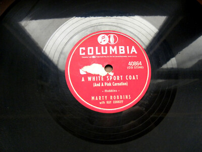 1709/ MARTY ROBBINS-A white sport coat- rec. 1957 JUKEBOX-HITS-78rpm Schellack