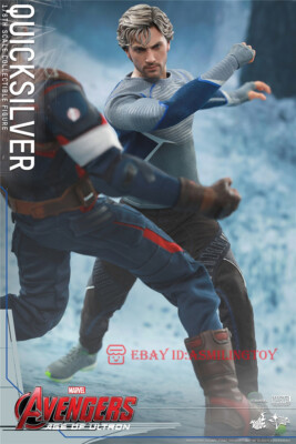1/6 Hot Toys MMS302 Avengers: Age of Ultron Quicksilver Action