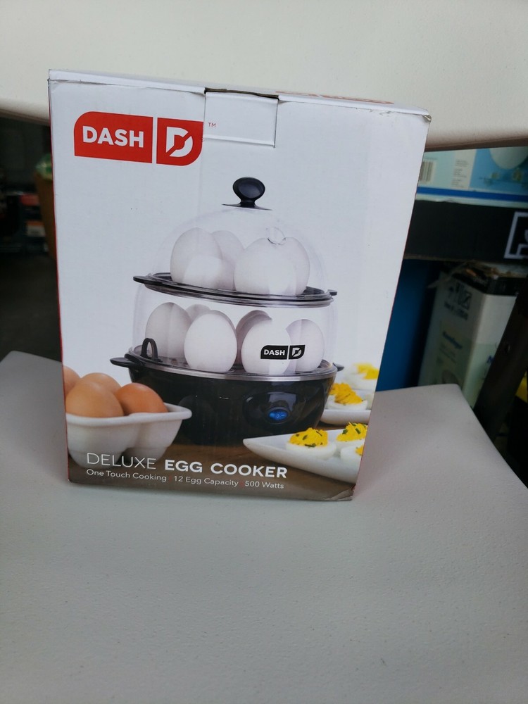 Dash Deluxe Egg Cooker with 12 Egg Capacity Perfect for Easter Open Box New