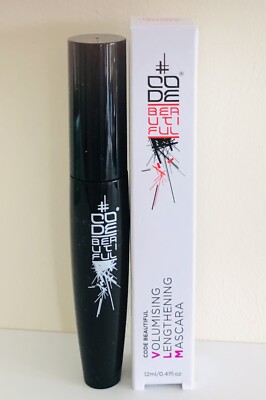 Code Beautiful Volumising Lengthening Thickening Vegan Black Mascara 12ml Neu in OVP