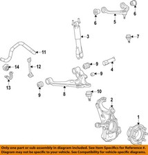 GM OEM 20-25 Sierra 2500 HD Front Suspension Brake Components-Hub Assy 13544070