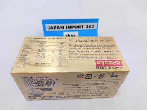 Kyosho Le Mans 240 Gold Brushless Motor for 13.5T/4WD 37034 Brand New!! - Picture 3 of 3