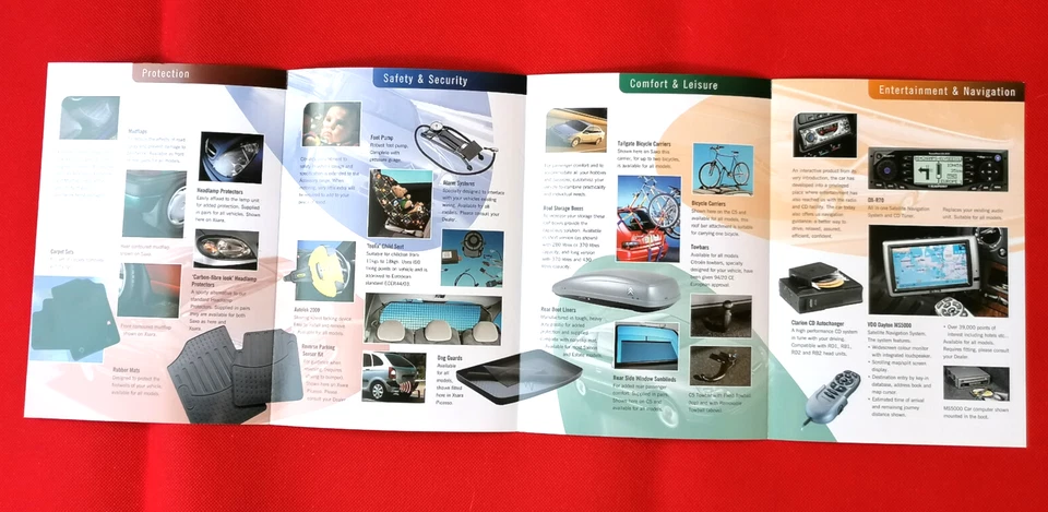 2001 CITROEN ACCESSORIES Sales Brochure - Alloy Wheels Styling Touring Security - Image 3 of 4