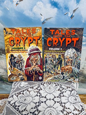 Tales from the Crypt Volume 1 & 5 ~ Horror Paperback Books~First Edition NEW!!