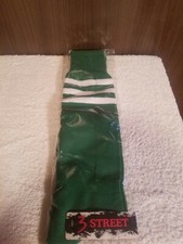 3Street Unisex Knee High Stripe Athletic Soccer Tube Socks Green Size 7-13
