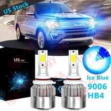 Ice Blue 9006 Led Headlight C6 For Ford Expedition 2003-2006 Explorer 2004-2005