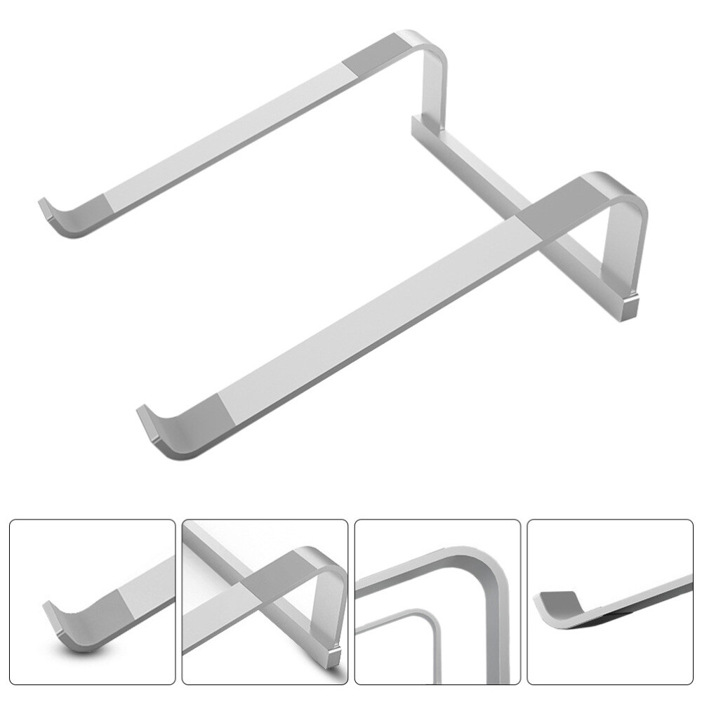 Portable Silver Laptop Stand for Computer Notebook Desk-image