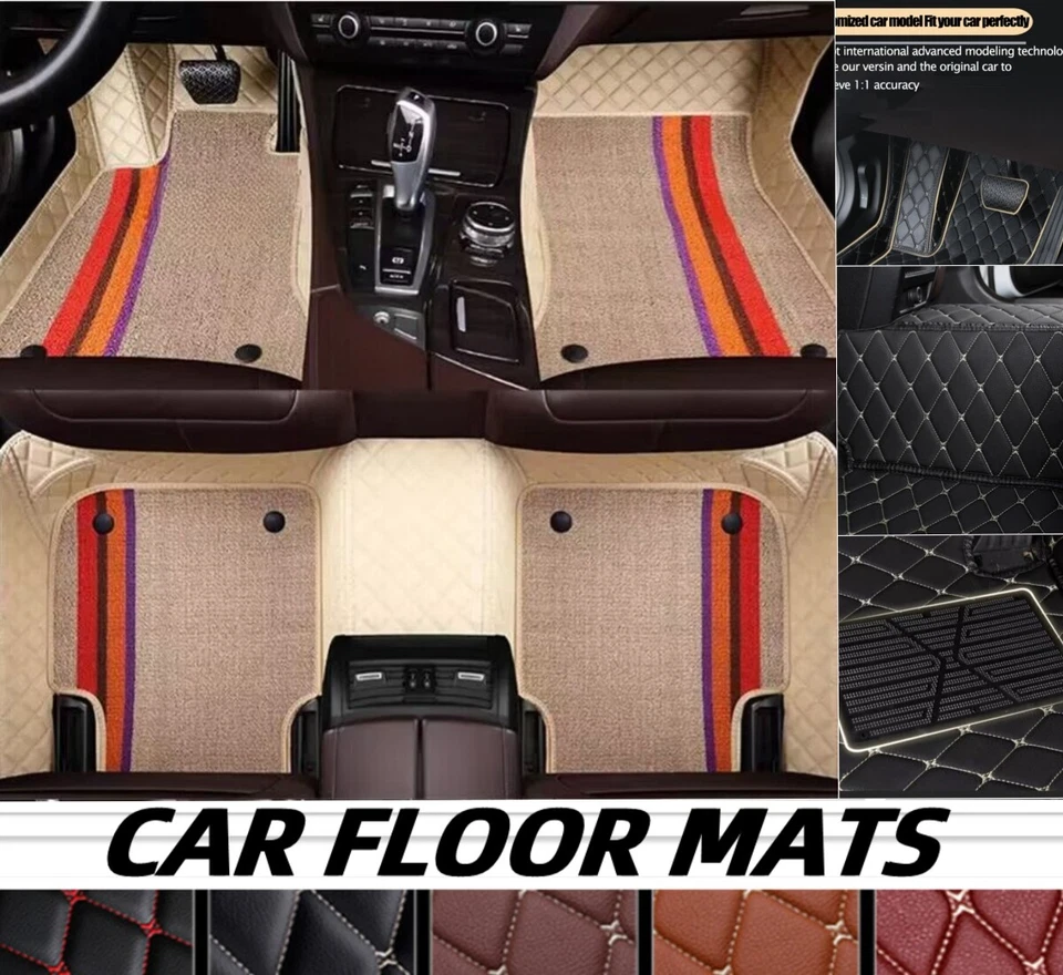 For Buick Car Floor Mats All Weather Custom Luxury Waterproof Carpets PU Leather - Imagem 4 de 4