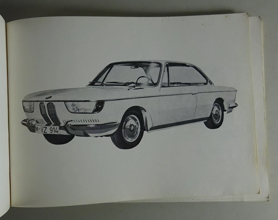Manuale Di Istruzioni BMW 2000 CS / C / C Automatico Coupé Del 01/1967 - Изображение 2 из 4