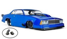 1/10 Scale Bullhorn Exhaust Tips for No Prep RC Drag Racing NPRC Silver/Black 