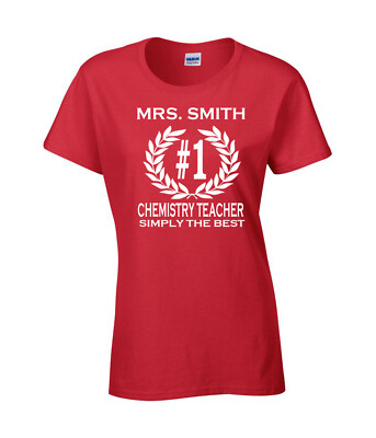 Chemielehrer Nummer 1 personalisiertes Geschenk Mitgebsel Schulabgänger Danke Damen