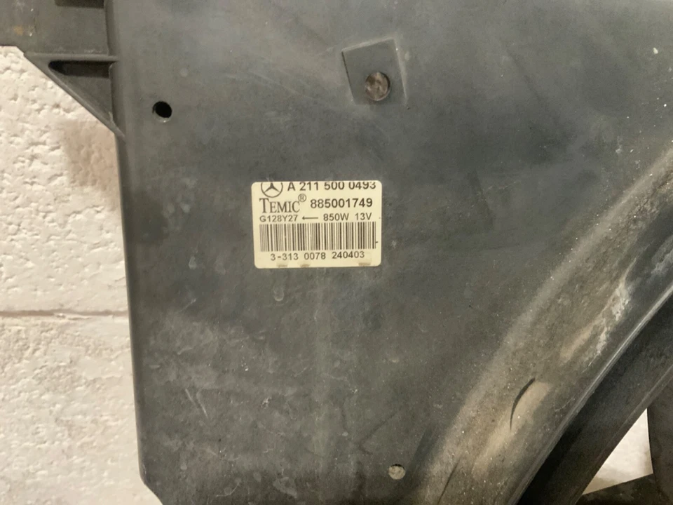 Ventilador de ar condicionado CA MERCEDES BENZ E320 CDI W211 2115000493 850W - Imagem 2 de 4