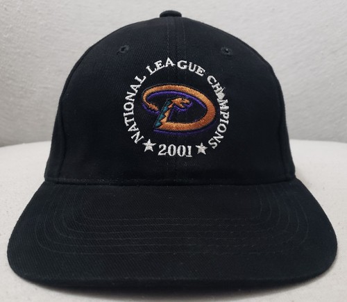 Vtg Arizona Diamondbacks 2001 National League Champions Hat Baseball Cap MLB NEW