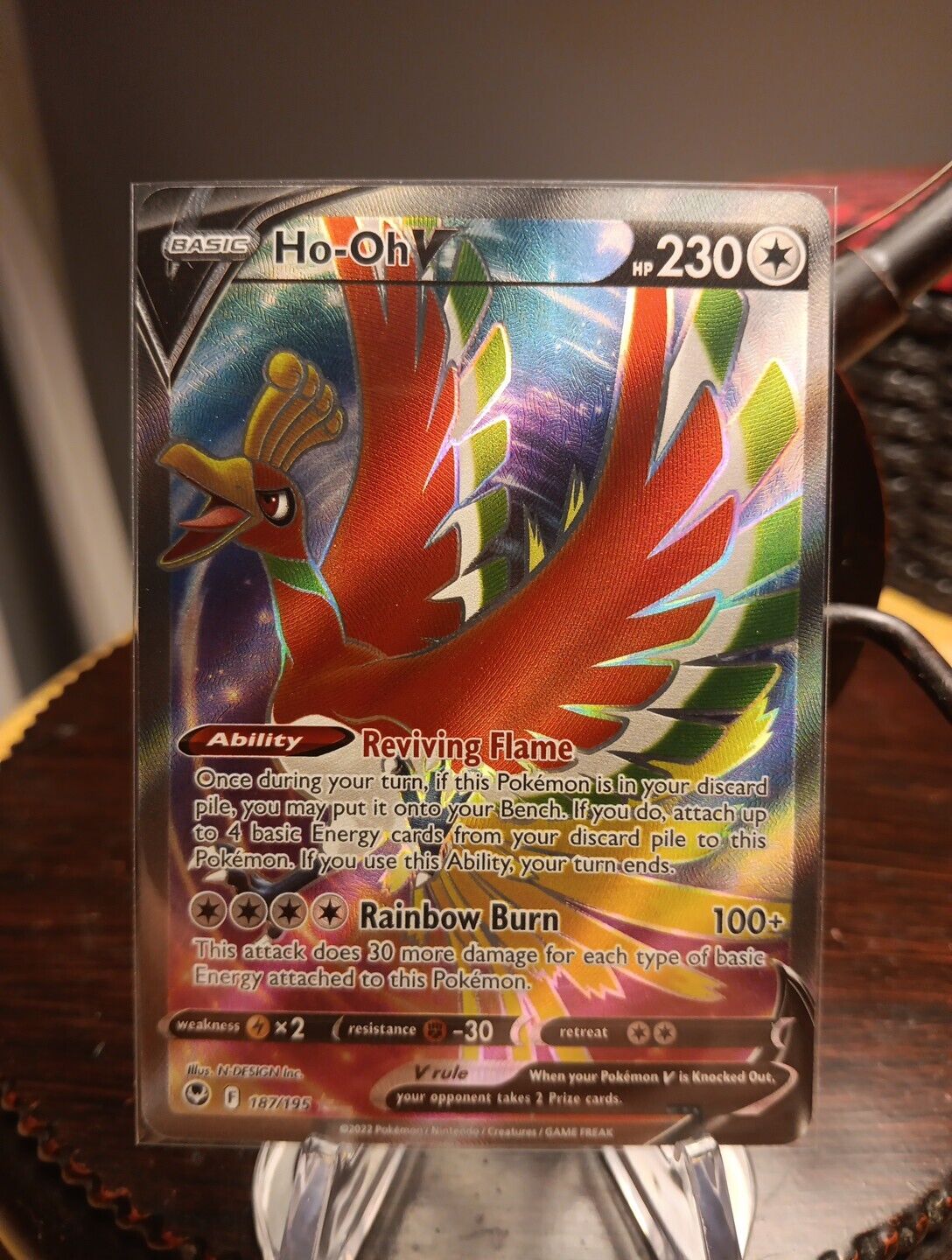 Ho-oh V - 080/068 - NM - Japanese SR - Full Art - Pokemon - A3-63 – Squeaks  Game World