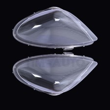 Side Headlight Lens Cover For 2005-2011 Mercedes-benz Slk Class R171 With Glue