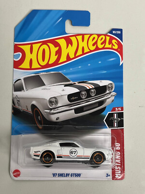 2025 Hot Wheels '67 Shelby GT500 White - Mustang 60 - 3/5 A87 | eBay