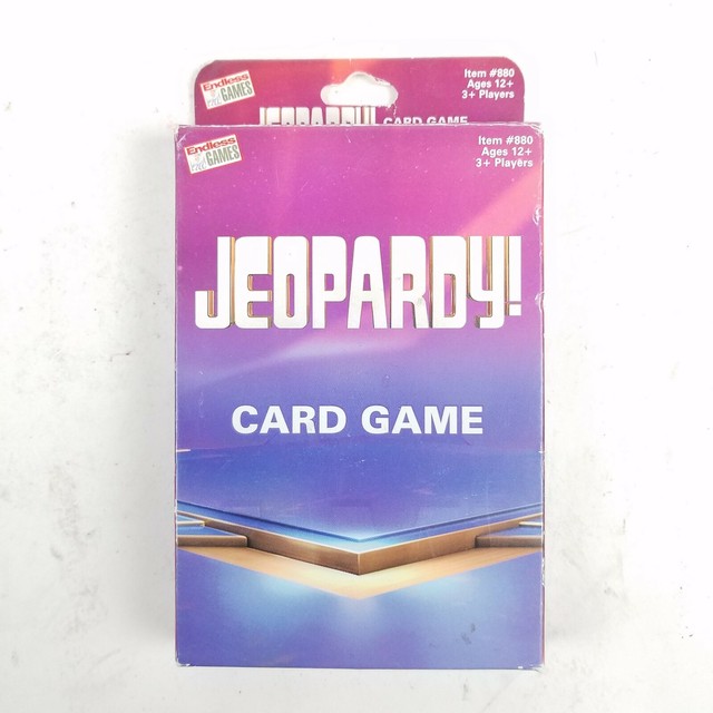 New Endless Games Jeopardy Card Game EBay