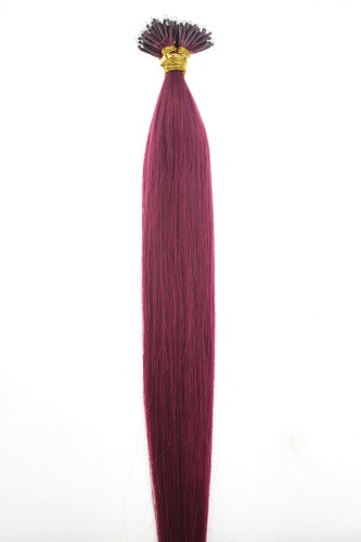 Nano Anillo Extensiones de Cabello Humano Micro Nano Cuentas Eslabón Doble Dibujo Cabello Remy 1g - Imagen 87 de 124