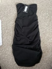 pretty little thing Bow Mesh Bodycon Dress Size 8