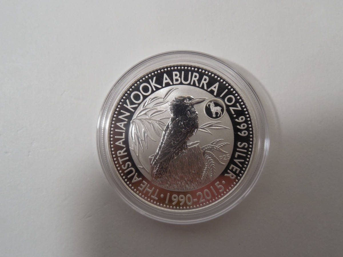 2015 P25 Australia $1 Kookaburra 1 Oz . 999 Fine Silver Coin
