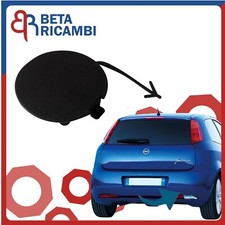 Tappo Coprigancio Traino Paraurti Posteriore Sportello Fiat Grande Punto Nero