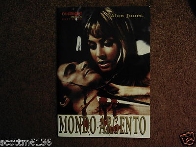 MONDO ARGENTO- Alan Jones, '96 MIDNIGHT MEDIA 1st PB Edition*Dario Argento*RARE!