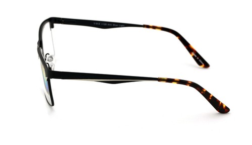 Men Premium Rectangle Stainless Steel Reading Glasses Wide Fitment Metal Reader - Picture 4 of 9