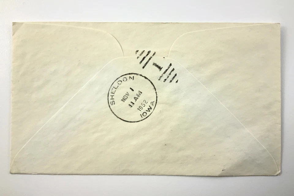 1952 US Event Covers First Trip Highway Post Office Des Moines And Sheldon 173C - Image 2 of 4