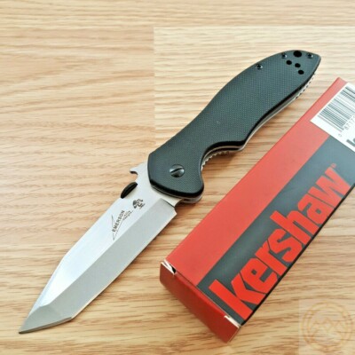 Kershaw Emerson Folding Knife 3.25'' 8Cr14MoV Steel Blade G10/410 Steel Handle