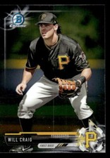 2017 Bowman Draft #BDC-189 Will Craig Chrome Card Pittsburgh Pirates