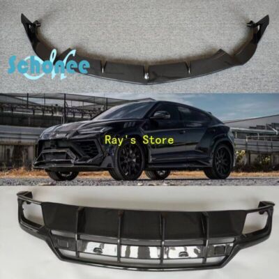 Carbon Fiber Front Lip Rear Bumper Diffusser Splitter Lip For Lamborghini Urus
