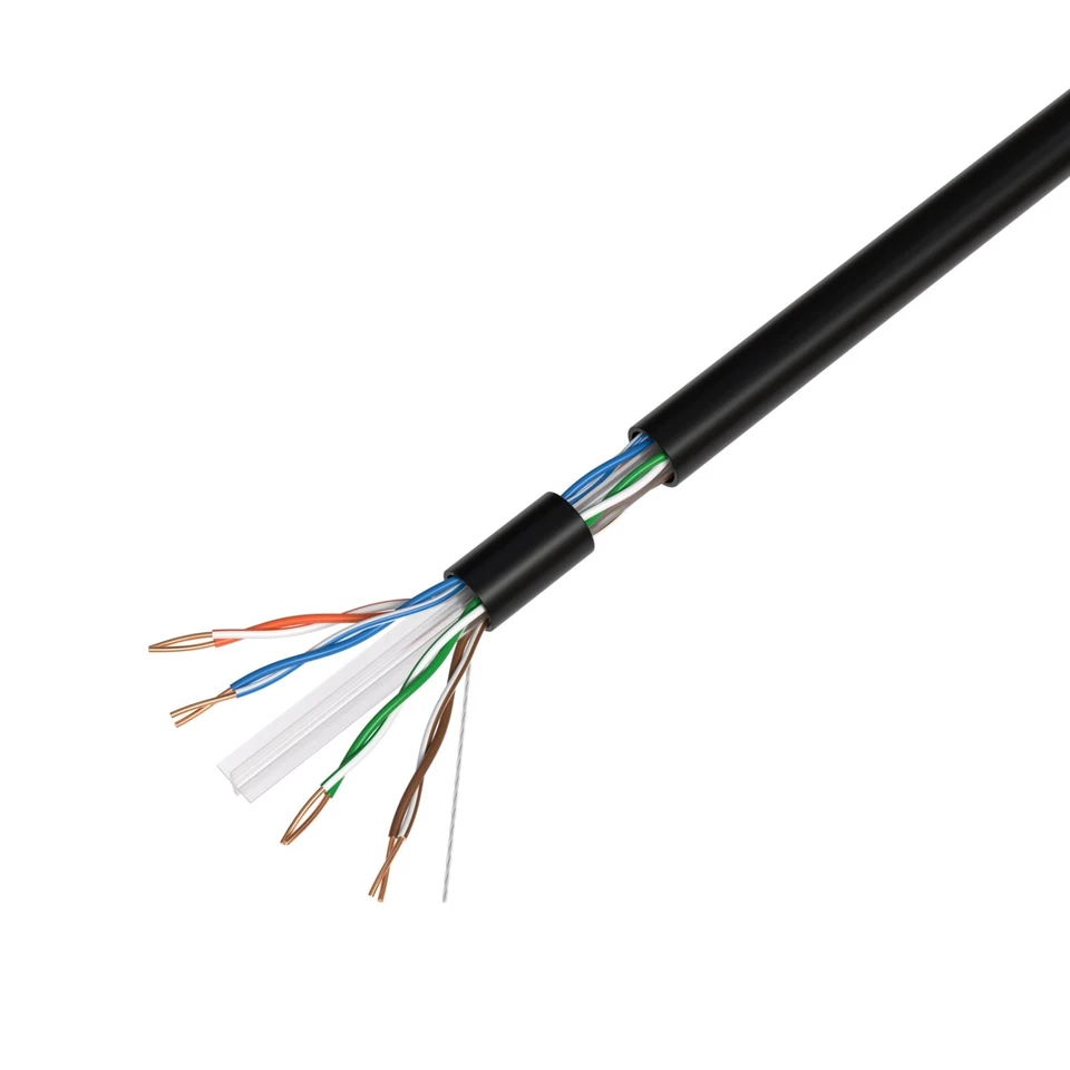 PLENUM 1000ft CAT5e CAT6 UTP CMP Bulk Ethernet Cable Solid Network Wire LAN CAT5 - Image 3 of 4
