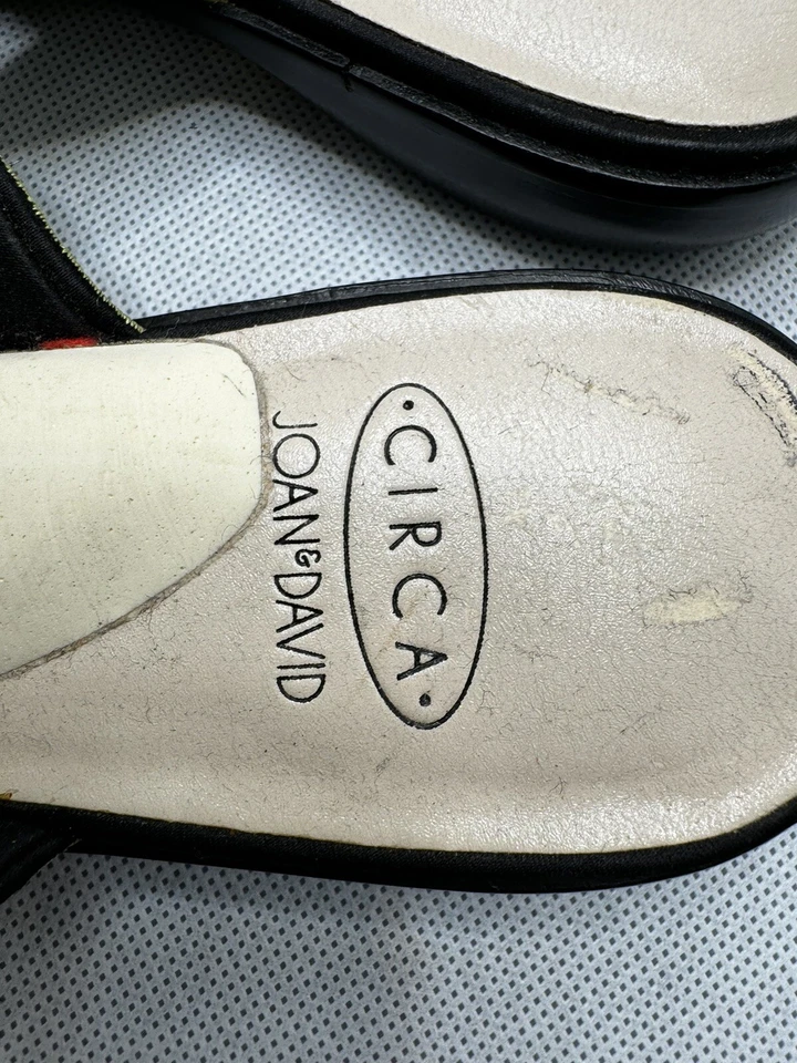 Sandalias Circa by Joan & David Talla 6 Hermosas Detalle Bordado Usable Arte Foto 3 de 4