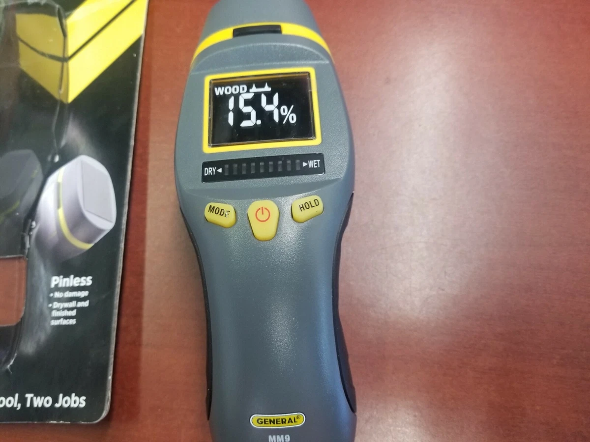 General Tools Professional Digital Pinless Moisture Meter, 53 OFF