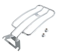 Chrome Solo Seat Luggage Rack For 97-Up Harley-Davidson FLHTC Road King Touring