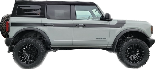 2021-up Ford Bronco Retro Special Decor Style Side Graphics Kit (Wide Below Body - Picture 5 of 99