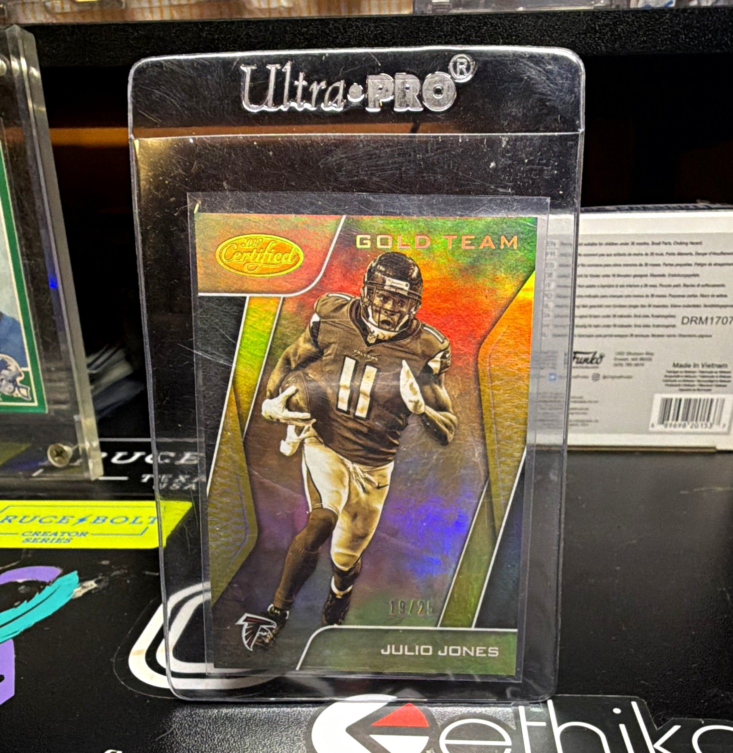 Panini 2017 Certified Gold Team Julio Jones Falcons #GT-JJ Mirror Gold /25