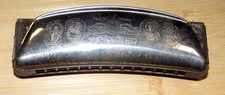 Vintage M Hohner Unsere Lieblinge Harmonica Germany German Made Instrument