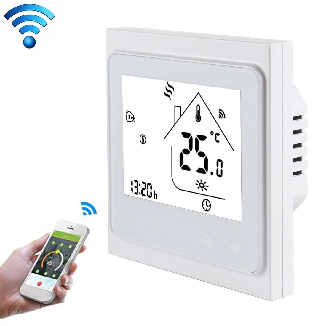 Smart WiFi Thermostat Controller Water Electric Warm Floor Heating -BHT-002GBLW