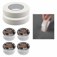Double Sided Heavy Duty Transparent Tape Adhesive Mounting 8 Rolls 33 Ft X 1" W